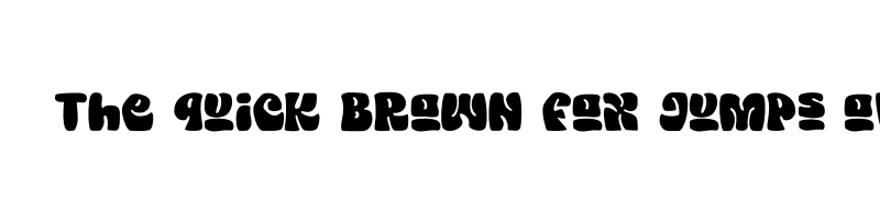 font preview of black rover for personal use on