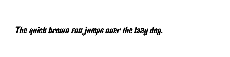 font preview of Black Storm