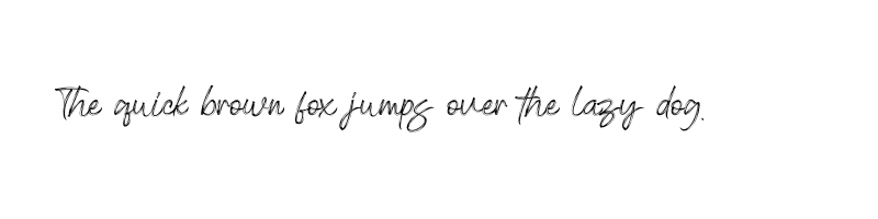 font preview of blacky brush