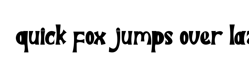 font preview of BLASQER TTF Personal