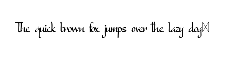 font preview of blessed eid