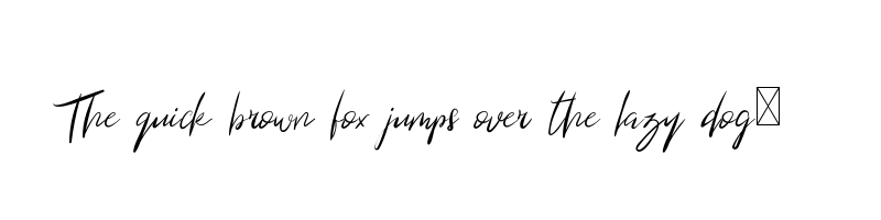 font preview of blind heart demo