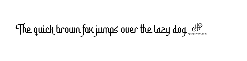 font preview of blissful ramadhan
