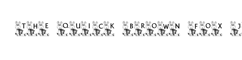 font preview of blitzys font