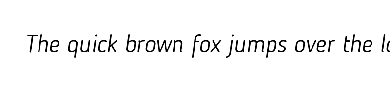 font preview of blogger sans light italic