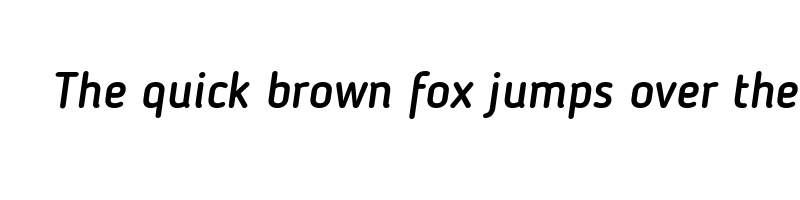 font preview of blogger sans medium italic
