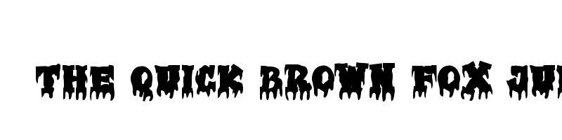 font preview of blood college
