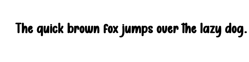 font preview of blood spots