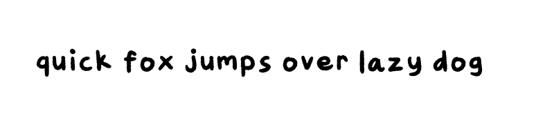 font preview of Bloomieve Regular