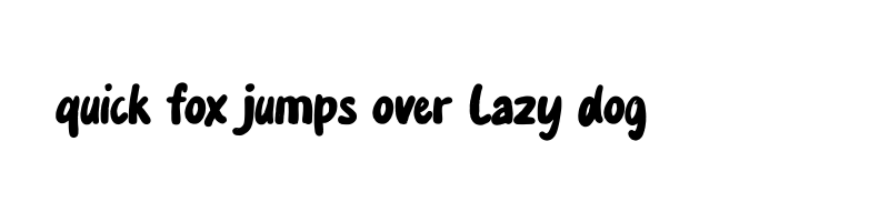 font preview of bloopers