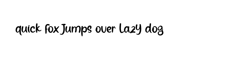 font preview of Blue