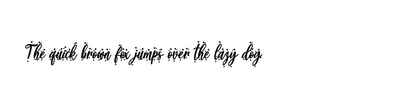 font preview of blueberry love
