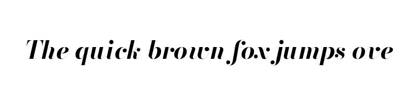 font preview of bodoni 72 bold italic
