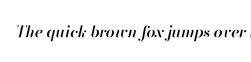 font preview of bodoni 72 medium italic