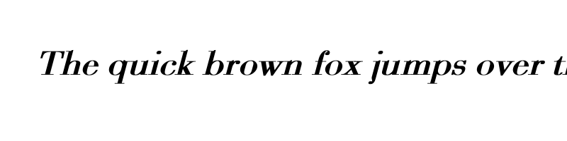 font preview of bodoni bold italic