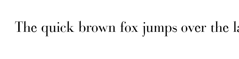 font preview of bodoni classic pro a