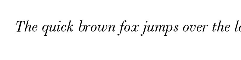 font preview of bodoni classic text cyrillic italic