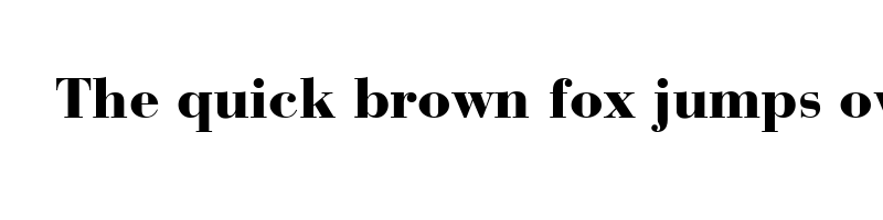 font preview of bodoni recut black ssi black