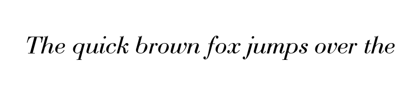 font preview of bodoni roman italic