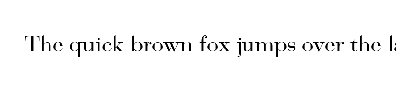 font preview of bodoni unicode