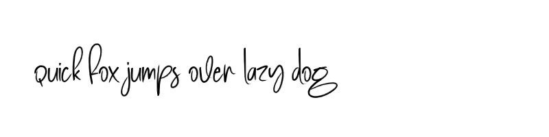 font preview of Book Signature