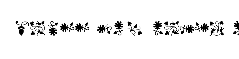 font preview of Borderbats Fleur Regular