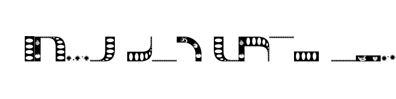 font preview of BorderMon Series 1 Regular