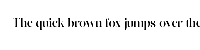 font preview of Brado