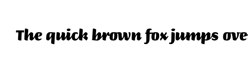 font preview of BriemHand Black