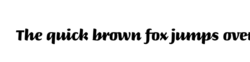 font preview of BriemHand ExtraBold