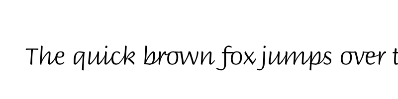 font preview of BriemHand ExtraLight