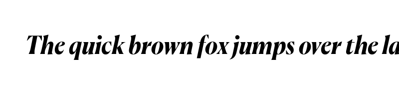 font preview of Canela BoldItalic Trial