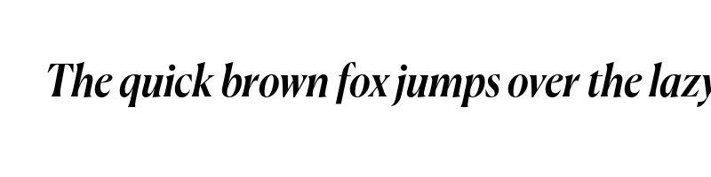 font preview of Canela MediumItalic Trial