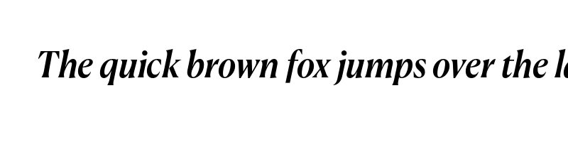 font preview of CanelaDeck MediumItalic Trial