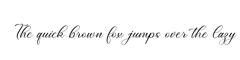 font preview of Cathylise Janetson