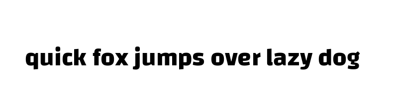 font preview of Changa Bold