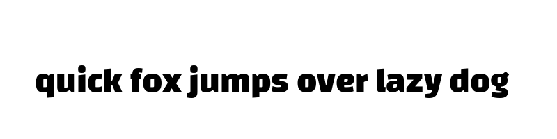 font preview of Changa ExtraBold