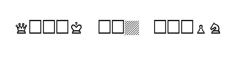 font preview of CHEQ