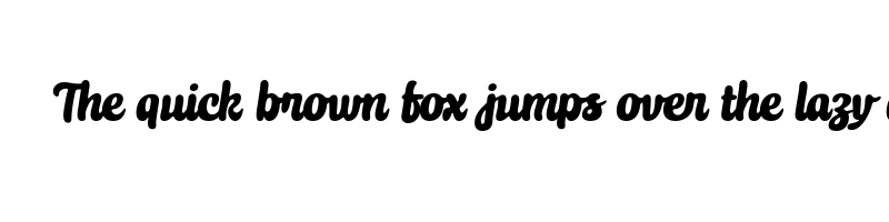 font preview of Choco Taste Trial
