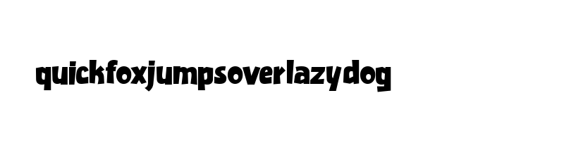font preview of Chomiqy Regular