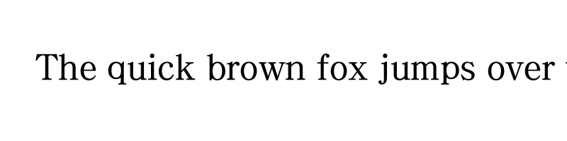 font preview of ChosunGs