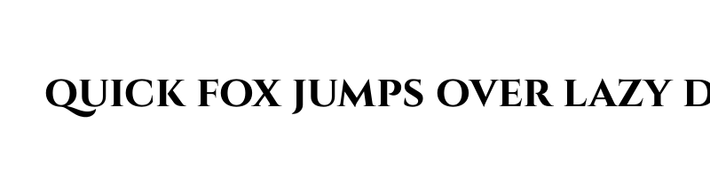 font preview of Cinzel Bold