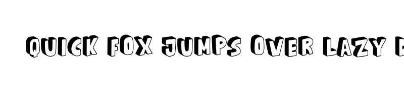 font preview of Crispy Cream 3D