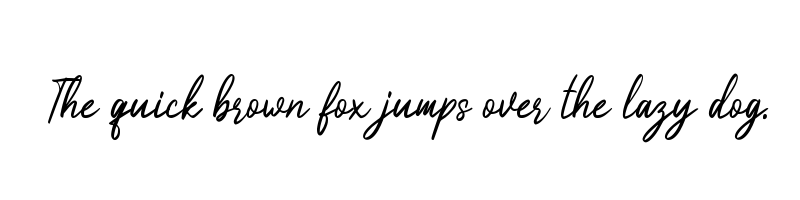 font preview of Dandiyella