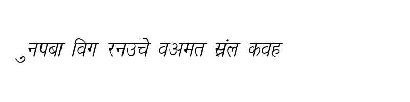 font preview of DevLys 020 Italic