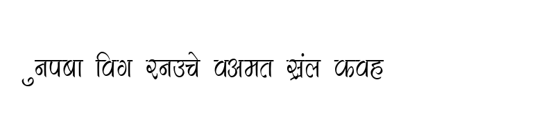 font preview of DevLys 280 Condensed Normal