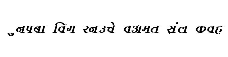 font preview of DevLys 380 Bold Italic