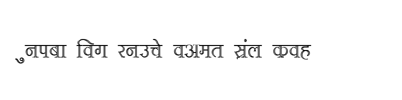 font preview of DevLys 380 Thin Normal