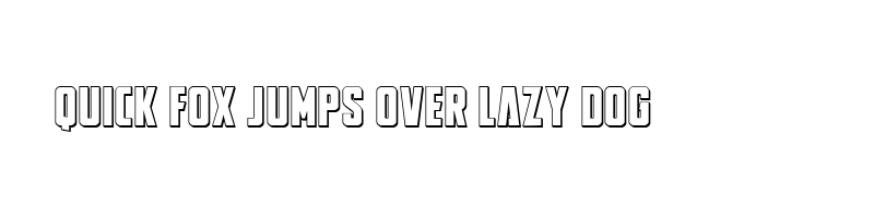 font preview of diaclone3d