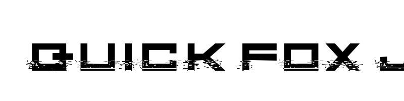font preview of Digital Glitch